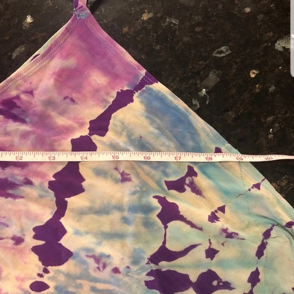 Multicolored Tie-Dye Sleeveless Dress - Picture 7 of 10